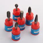 Carbide Burrs 6mm Tungsten Carbide Burs Bits for Die Grinder Long 1/4" Shank Set