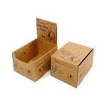 kraft cookie cake display box Food dessert diplay paper packaging box kraft
