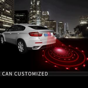 China 12v 24v Tail Rear Car Distance Laser Fog Door Laser Proyector Anticolision Para Coches Led Logo Projection Lights factory