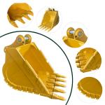 Excavator Rock Bucket Cat320d For CAT320 ZX200 DX200 SY205C , Excavator