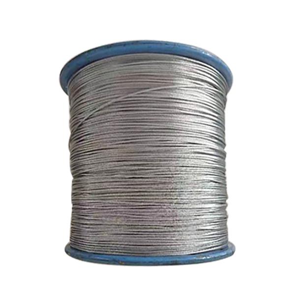 High Strength 1.0mm Stainless Steel Wire Rope 7*4 Type for Timing Belt and