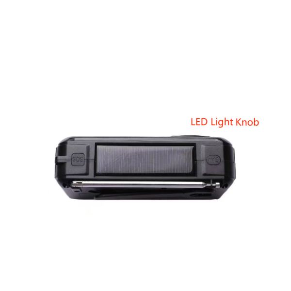 2800 mAh emergency outdoor dynamo radio 3 band solar hand crank radio