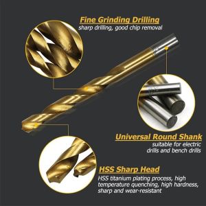 Coated High Speed Steel Drill Bits End Mill For Fast And Accurate Machining
