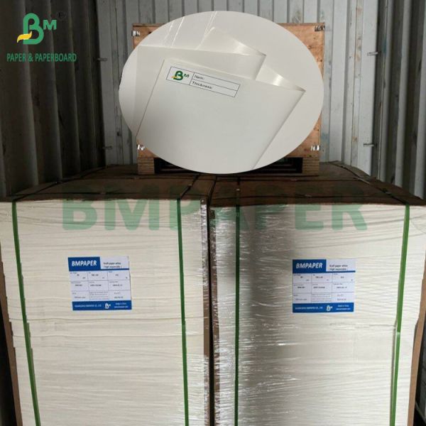 China 58gsm 60gsm LWC Light Weight Coated White Paper Sheets Form Two Sides Gloss factory