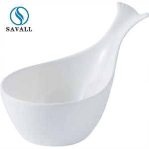 China Savall Customized Caterers Canteens Porcelain Bowls Trapezoidal factory