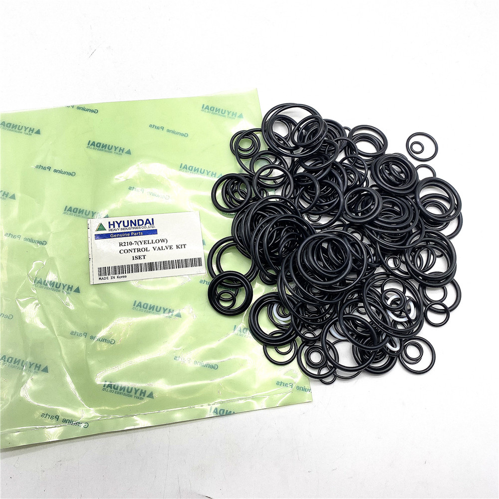 Red Valve O Rings For Hydraulic Valves seals kit R210-7 1.5m/s Speed