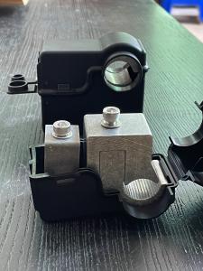 China WEIYU Aluminum CNC Precision Machining Parts Wire Clamp 0.05mm ISO2768FH factory