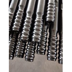 China T51 Extension Threaded Drill Rod Flushing Hole 21.5mm For Bench Drilling on sale