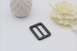 China China supply gunmetal color 31.6 mm slide adjuster metal buckle for bags factory