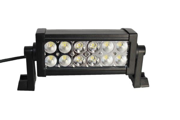 6000K 7.5 Inch Car Light Bar , 3w Epistar High Intensity Led Light Bar Offroad