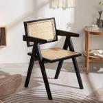 OEM Service Accepted Dining Room Furniture Designer Nordic Solid Wood Rattan