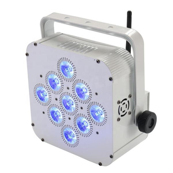 9*15w RGBWA+UV 5in1/6in1 Wireless Dj Lights , Led Flat Par Light WIFI App