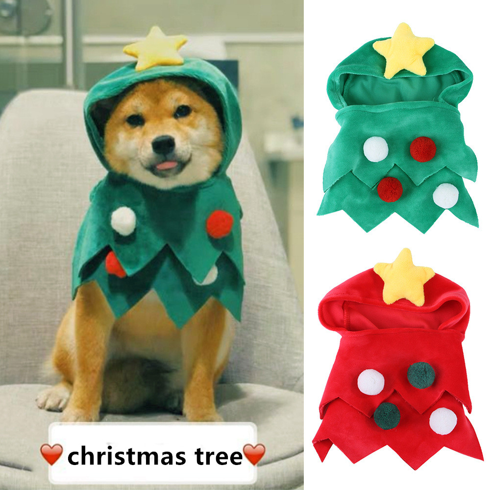 Creative Christmas Tree Style 100g Dog Pet Clothes Hat
