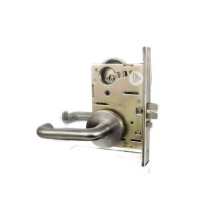 Stainless Steel Lever Handle On Rose High Security Door Locks For Classroom