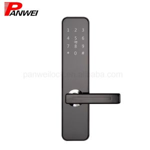High Security Digital Keypad Door Lock Support Passcode Card And Key Open