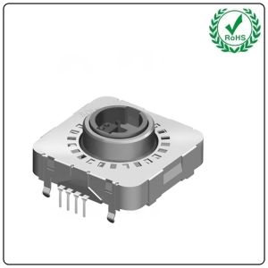 China 33mm EC33 Hollow Rotary Encoder , 30000 Cycles Coded Rotary Switch factory