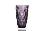380ml Solid Purple Crystal Highball Glasses CE Approved For Drinking
