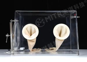 China Lab Vacuum Acrylic Glove Box With Limiting Vacuum Degree To - 0.1 MPA factory