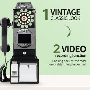 China Customized Retro Wedding Audio Video Guestbook ABS Plastic Banquet Party Guest Blessing Sign-In Book Customized Voice Message factory