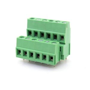 5.08mm / 0.2 Dual Row PCB Mount Screw Terminal Block Connector