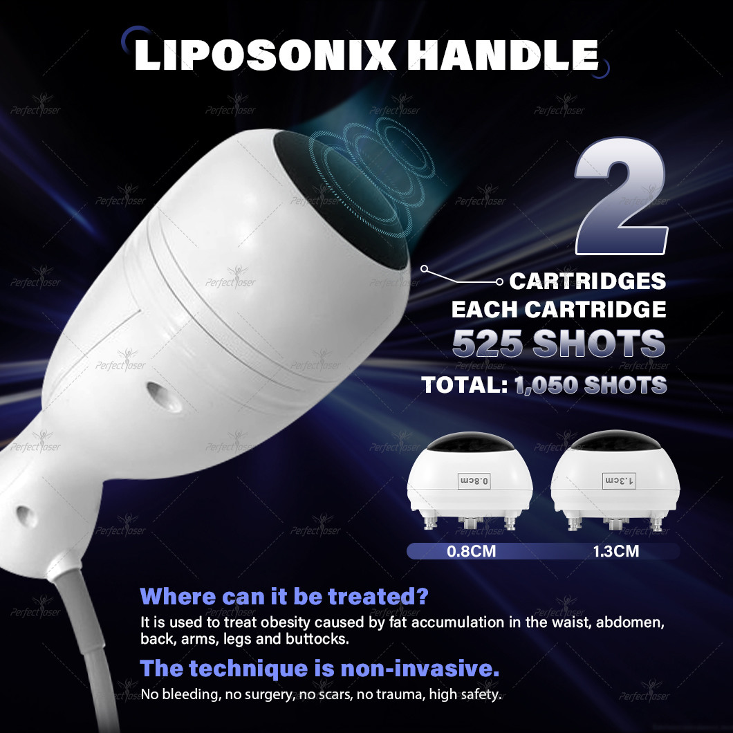 Facial and Vaginal Rejuvenation HIFU Beauty Machine with 10k Shots Vmax Cartridges