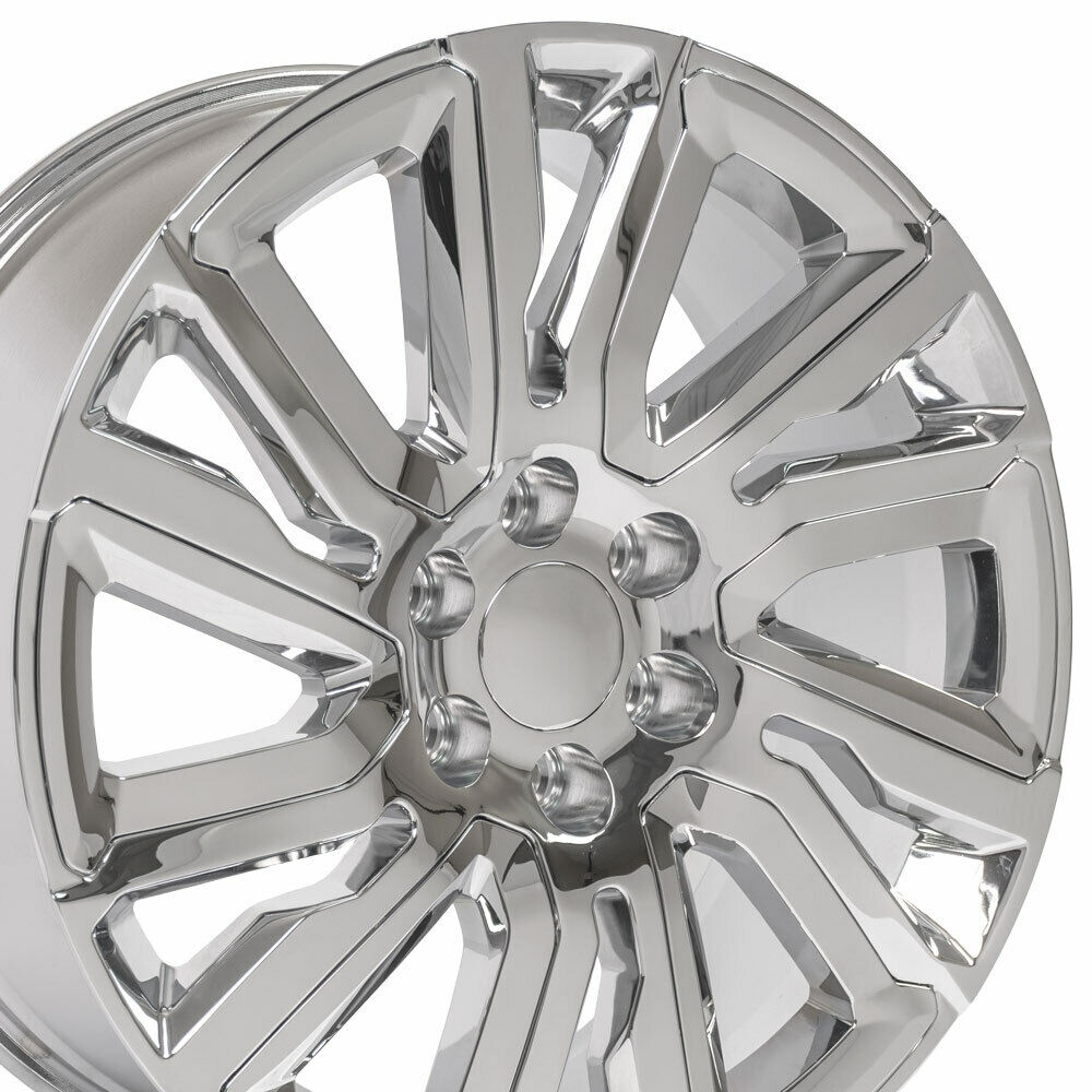 Ct2078 22x9 Gmc Replica Wheels Satin Black Gloss Black Insert Rim Chevy 22"