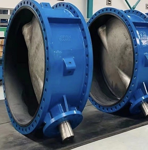 DN1300 Flanged wormgear butterfly valve