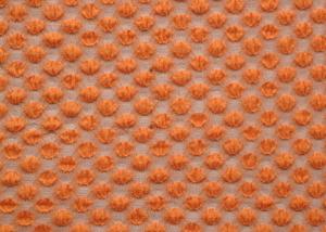 China Nylon Spandex Cotton Stretch Lace Fabric Orange For Curtains SGS CY-LW0667 factory