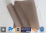 Beige Silicone Non Stick Baking Mat , PTFE BBQ Grill Mat Heat Resistant