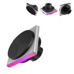 Metal Magsafe Wireless Charger For Cars 9-Color RGB Light Effect One-Hand