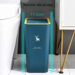Slot Preferred Manufacturers Spot Rectangular Narrow Household Plastic Trash Can