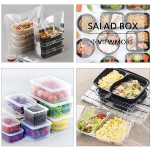 China Factory custom PET PP PS plastic salad box salad bowl and container boxes,PET Disposable Transparent Eco-friendly Plasti on sale