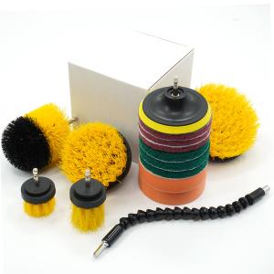 China Stiffness Domestic Cleaning 15PC Drill Brush Accessories with Nylon Filament factory