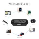 Car Battery Charger Dc Inverter Ac 200W Car Power Inverter Dc 12V To 220V Ac Car