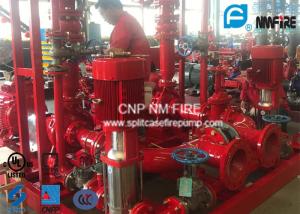 China High Pressure Skid Mounted Fire Pump 450GPM/105PSI With Ductile Cast Iron Casing factory