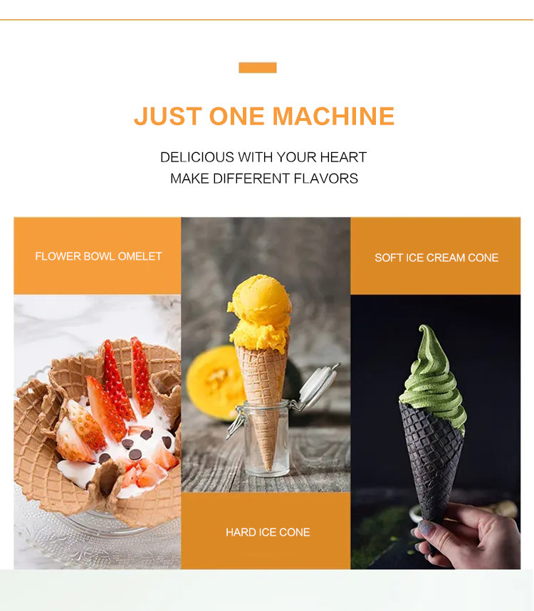 Cone Baker , Durable And Safe Aluminum Baking Template Manually Controlled Timing And Precise Temperature.