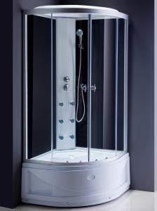 China 5mm Quadrant Black Shower Enclosure Aluminum Frame Sliding factory