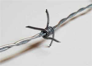 China Electric Galvanized 2.5mm Barbed Wire Mesh Pvc Coated Of Low Corbon Steel Wire factory