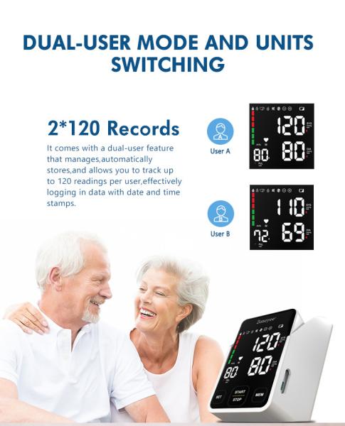 Digital Automatic Blood Pressure Monitor Portable Blood Pressure Monitor bp