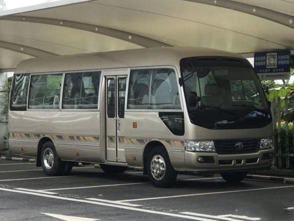 Bus Second Hand Coaster White Golden For Stock Negeria LHD Mini Bus Diesel