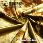 100% polyester pad-roll dyed shimmer Italian velvet fabric for curtain with