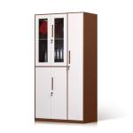 Glass Door Epoxy Powder Coated Steel Wardrobe Locker
