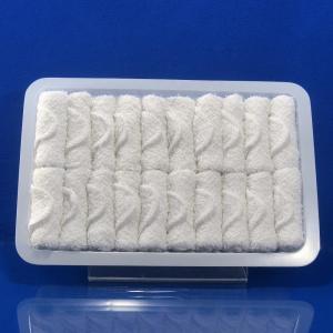 China Terry Travel Disposable Airline Plain Towel factory