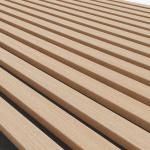 Eco Perforated Wood Acoustic Panels 21mm Natural Oak Surface