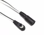 DC Plug 90 Degree Power Cable Extension Female to male 5.5 2.112V