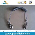 Anti-Drop Heavy Duty Steel Spring Coil Lanyard