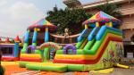Inflatable Amusement Park For Kids Giant Activity / Commercial Bounce House