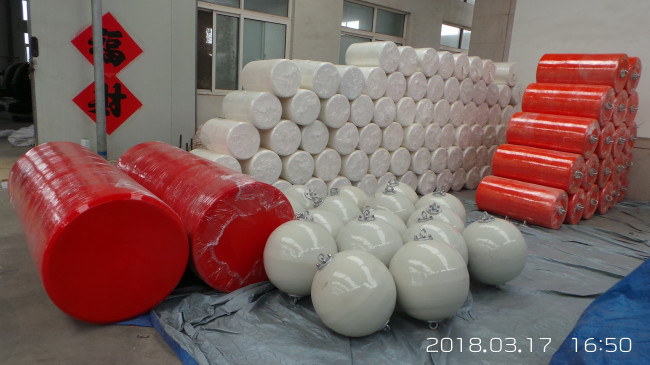 Polyure Covered EVA Foam Filled Fender For Boats Chain Net