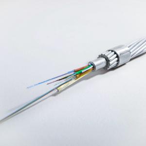 China Composite OPGW ground fiber optical cable g652 with good price overhead communication factory