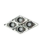 DCGT11T304-AK Metallic Silver CNC CNMG Insert For Aluminum H10F